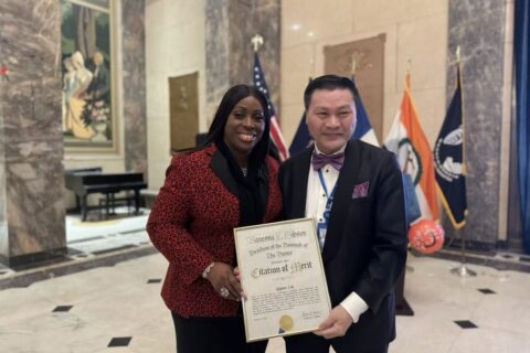 Andy林主席荣获布朗克斯区长功绩奖