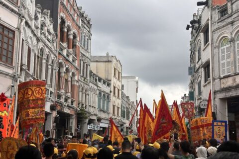 两岸同胞共祭妈祖诞辰1066周年 海南《海口天后祀奉》非遗盛典举行